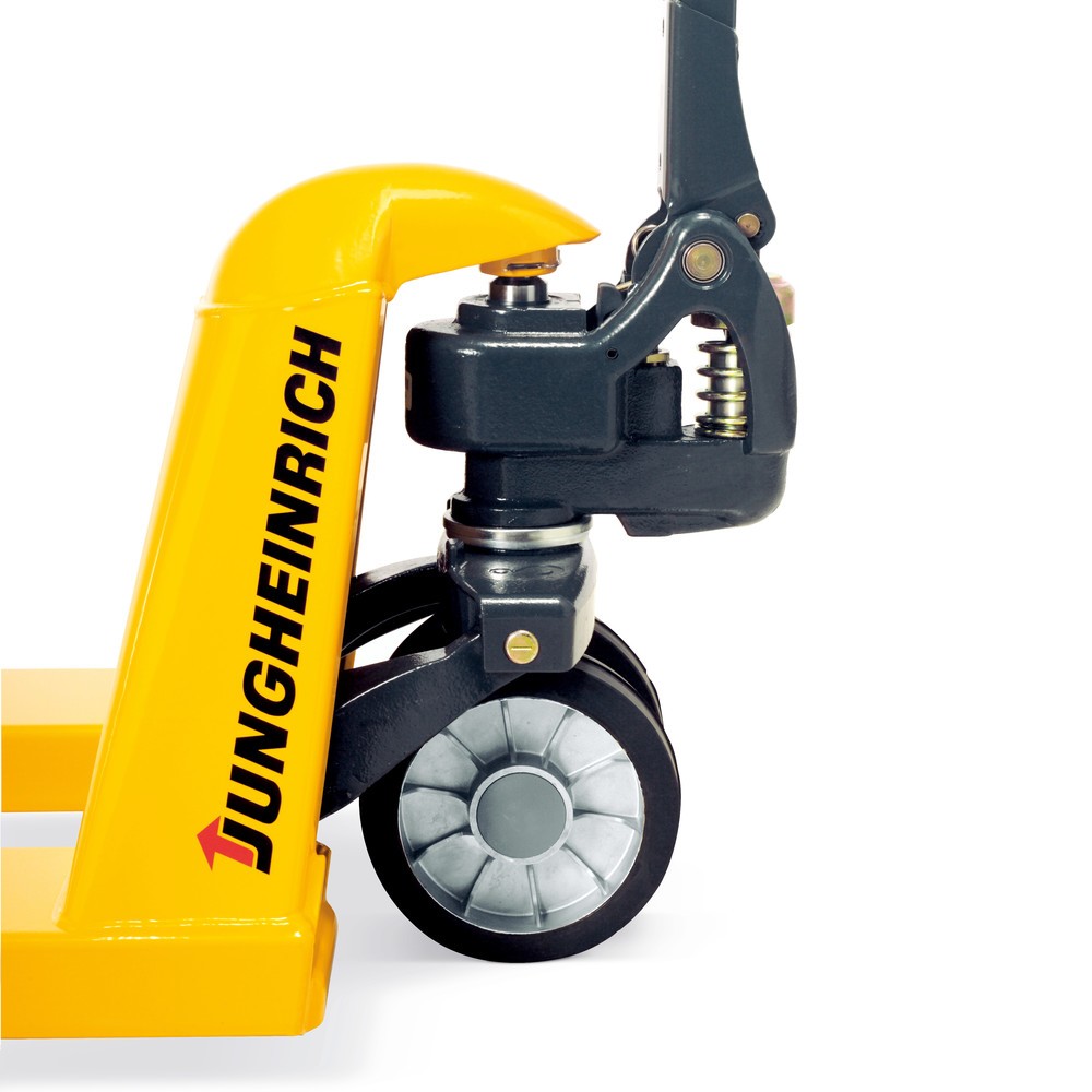 Produktabbildung Nr. 7: B-Ware Jungheinrich Handhubwagen AM 22, GL 1.600 mm, TK 1.700 kg, Vollgummi/Polyurethan, Tandemrollen