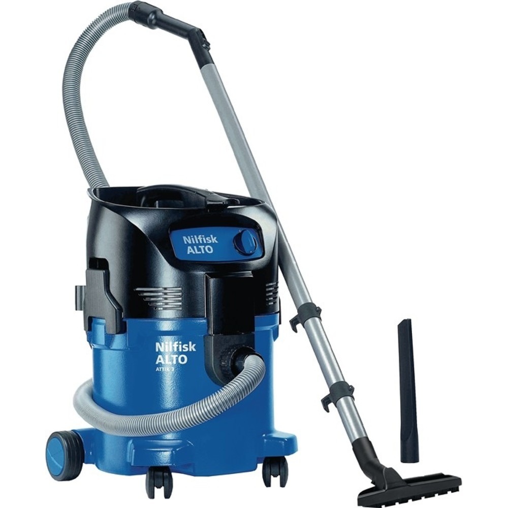 Produktabbildung: C-Ware NILFISK Nass- u. Trockensauger ATTIX 30-01 1500 W 3700 l/min 250 mbar 30 l