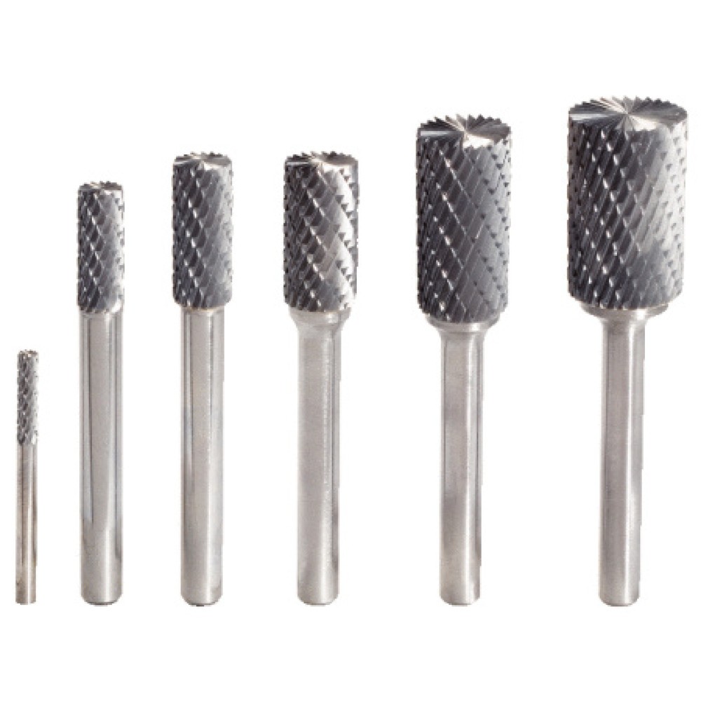 Produktabbildung: KS TOOLS HM Zylinder-Frässtift Form A mit Stirnverzahnung, 3mm
