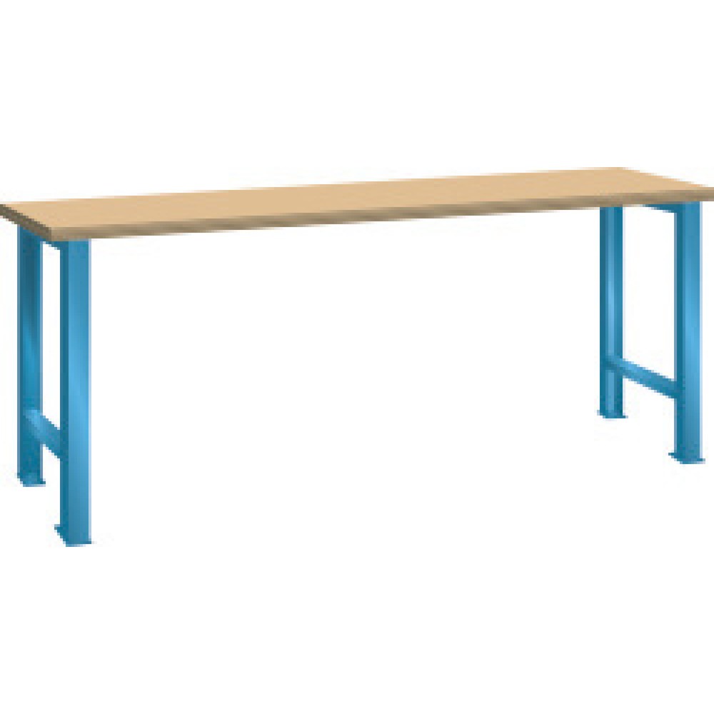 Produktabbildung: LISTA Werktisch, HxBxT 840 x 1.500 x 750 mm, TK 600 kg, lichtblau
