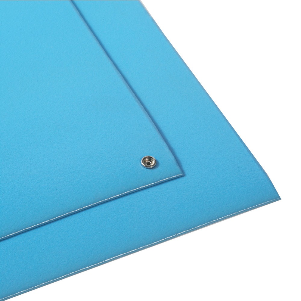 Produktabbildung: NoTrax Arbeitsplatzmatte Anti-Stat POP™, BxL lfm x 910 mm, blau